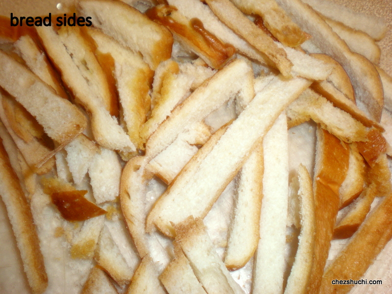 bread corners of bread rolls