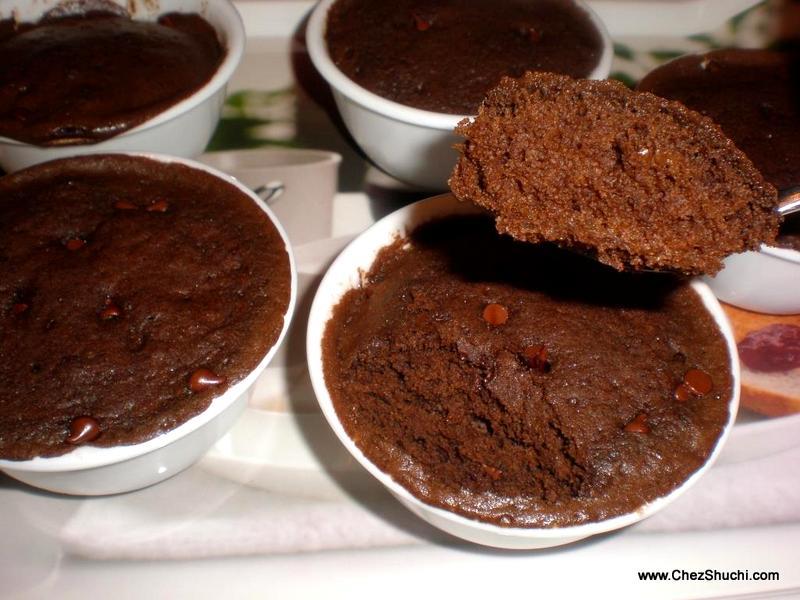 Chocolate Cupcakes made in Microwave