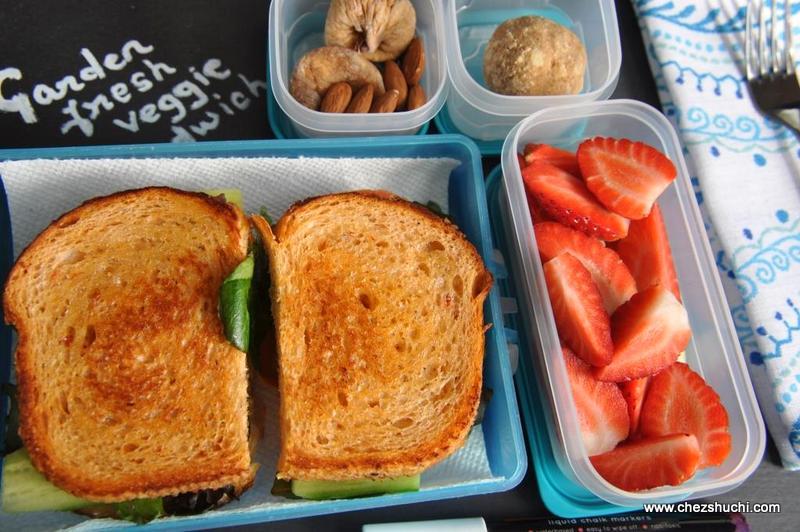 Garden Fresh Sandwich for lunch box