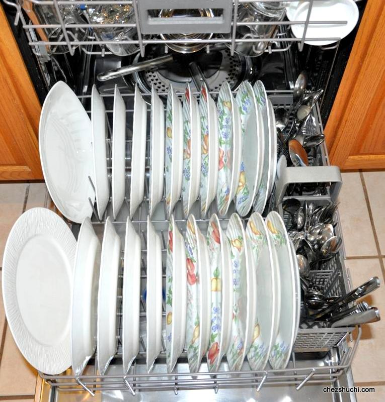 loading a dishwasher