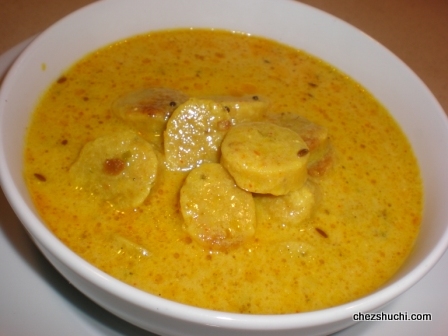 gatte ki sabji recipe, gatte ki sabzi recipe